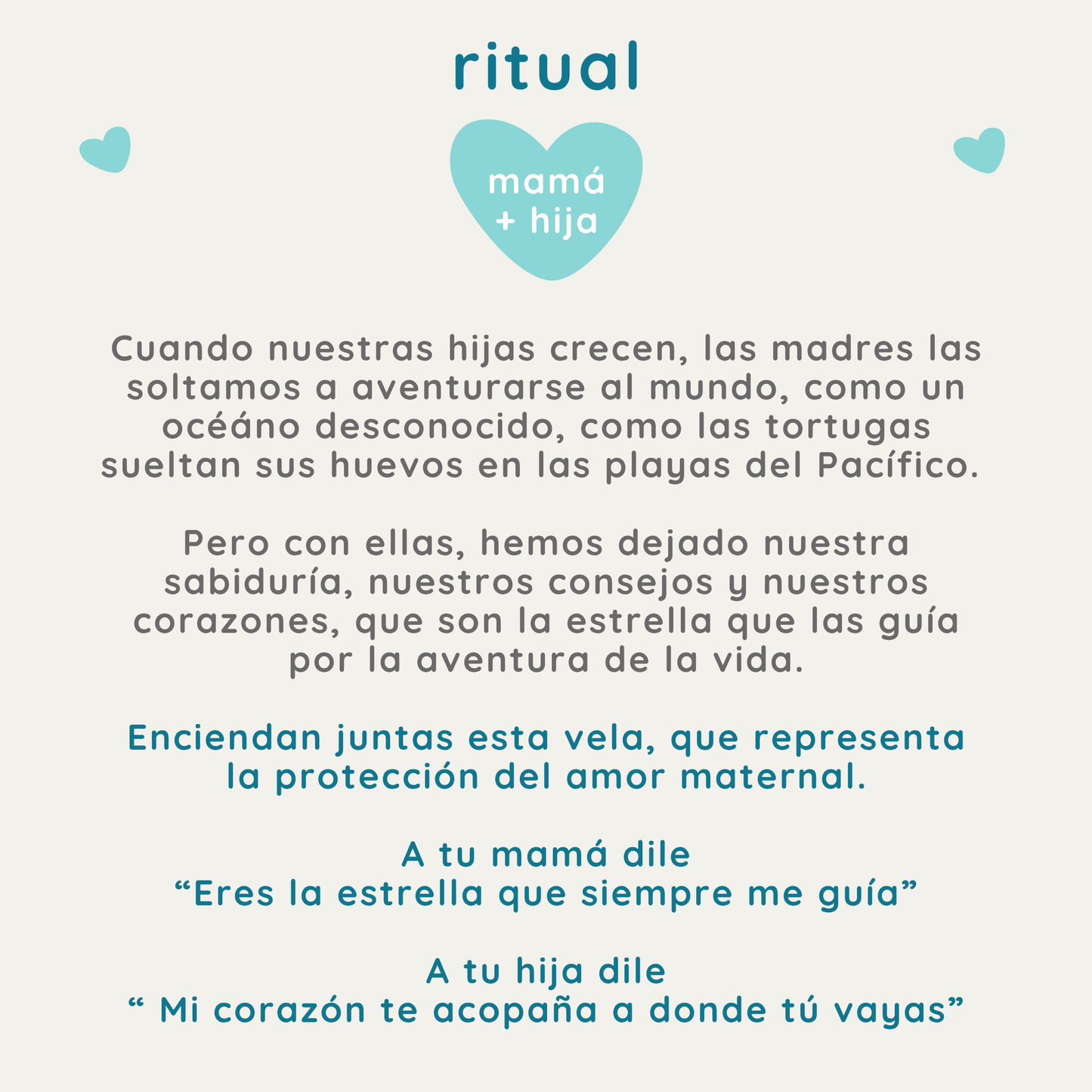 ritual mamá + hija