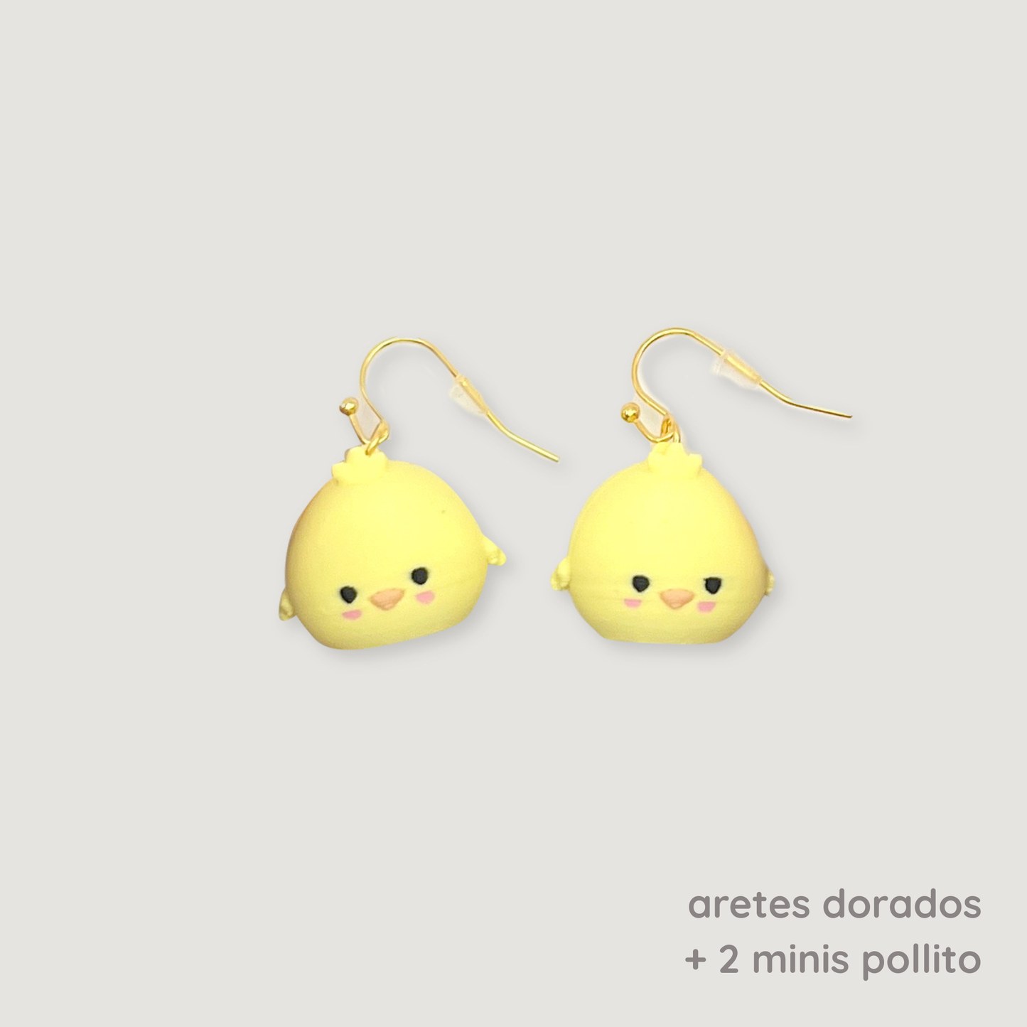 aretes para mini charms