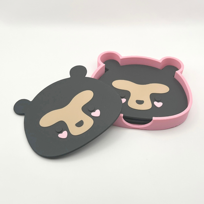 portavasos oso de anteojos