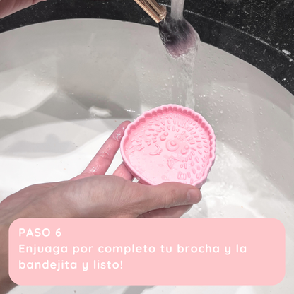 bandejita limpia brochas bina (puercoespín)