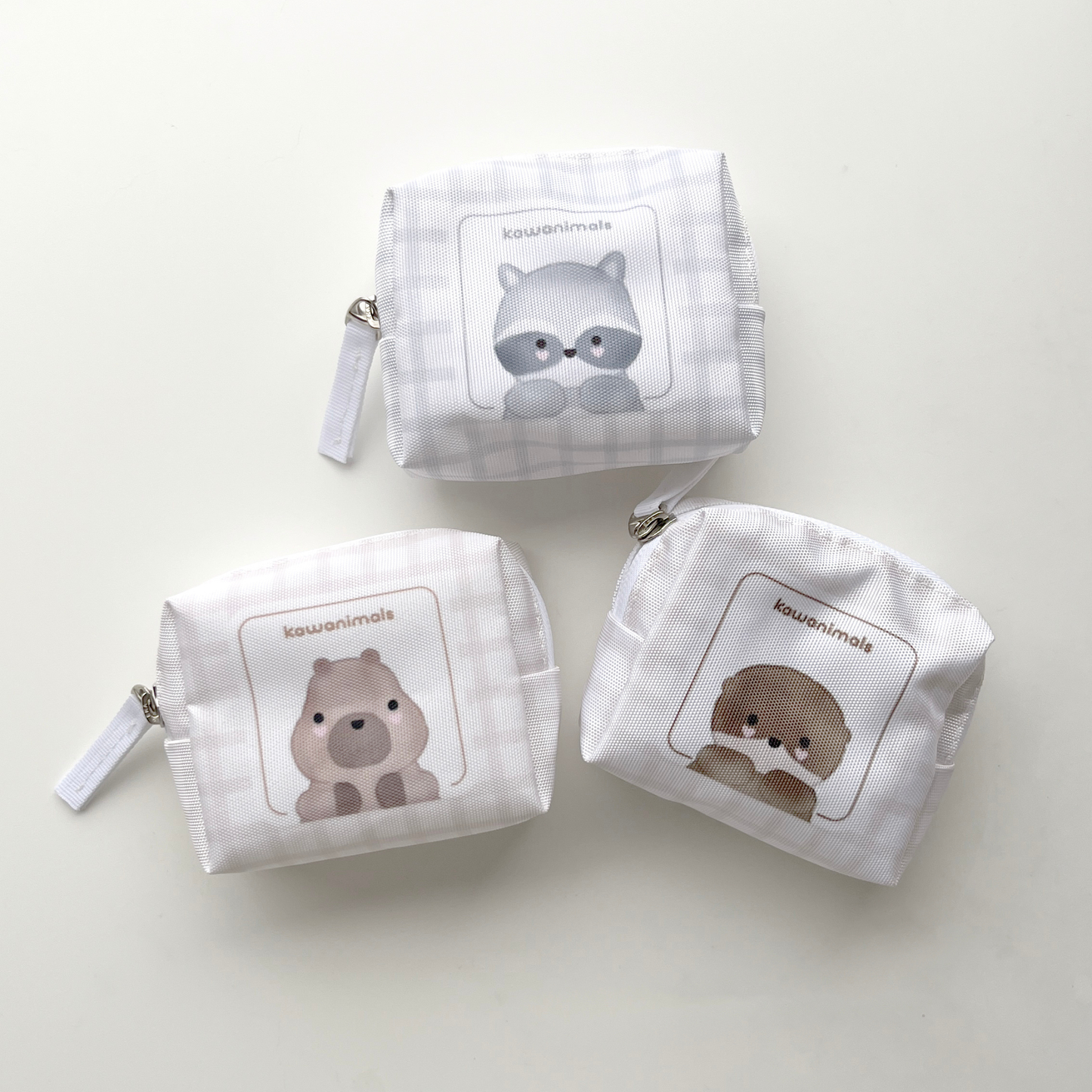 mini cosmetiquera mapache