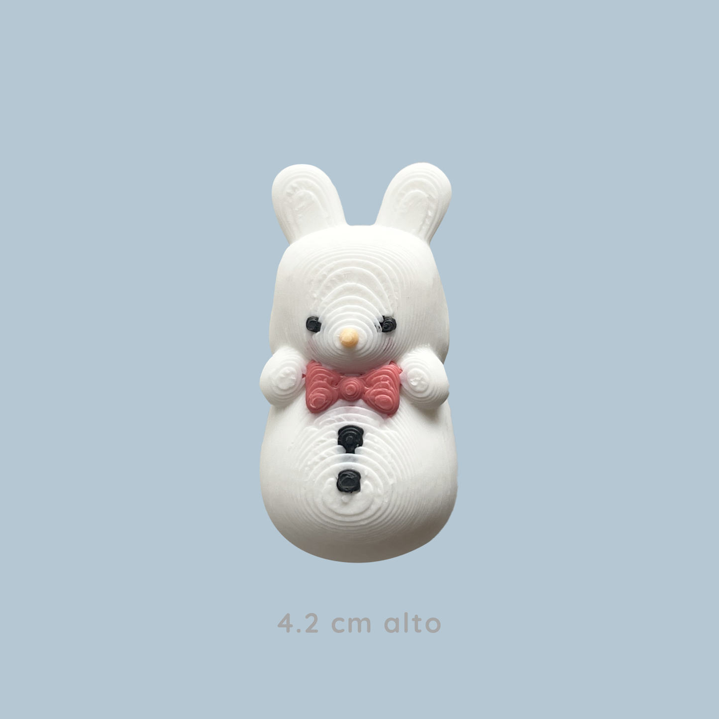 pin conejita de nieve