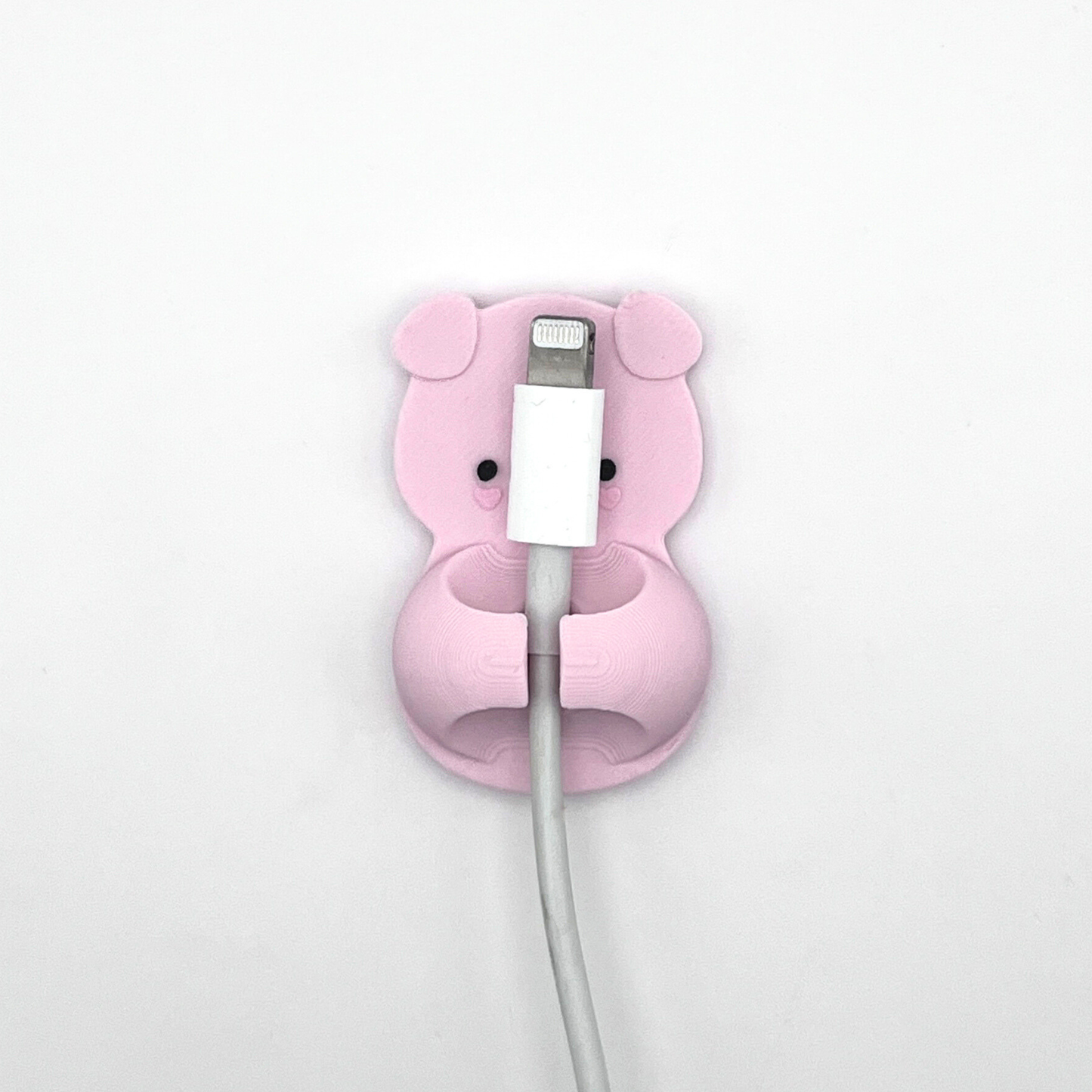 pack de 2 organizador de cables cerdito