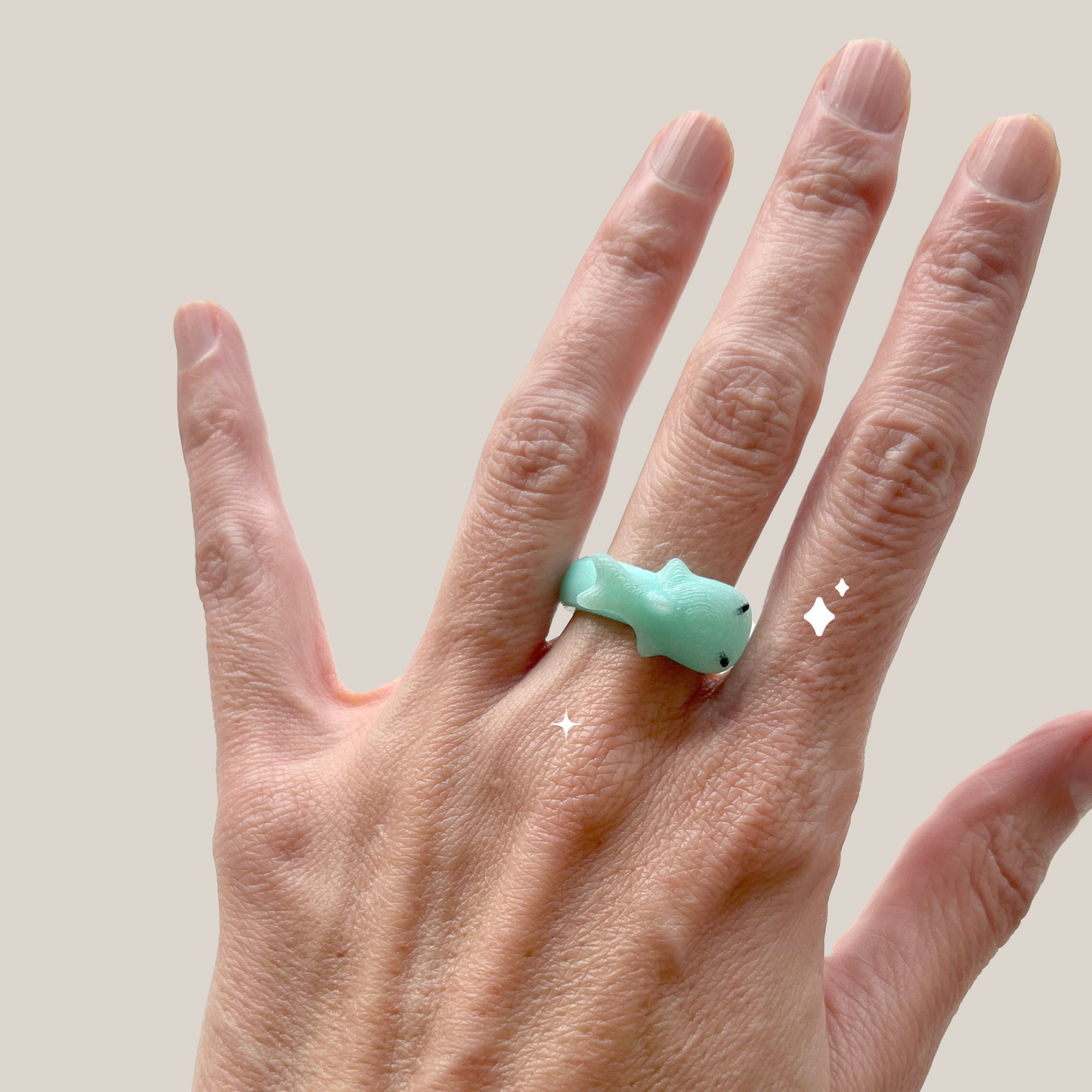 anillo tiburón ballena