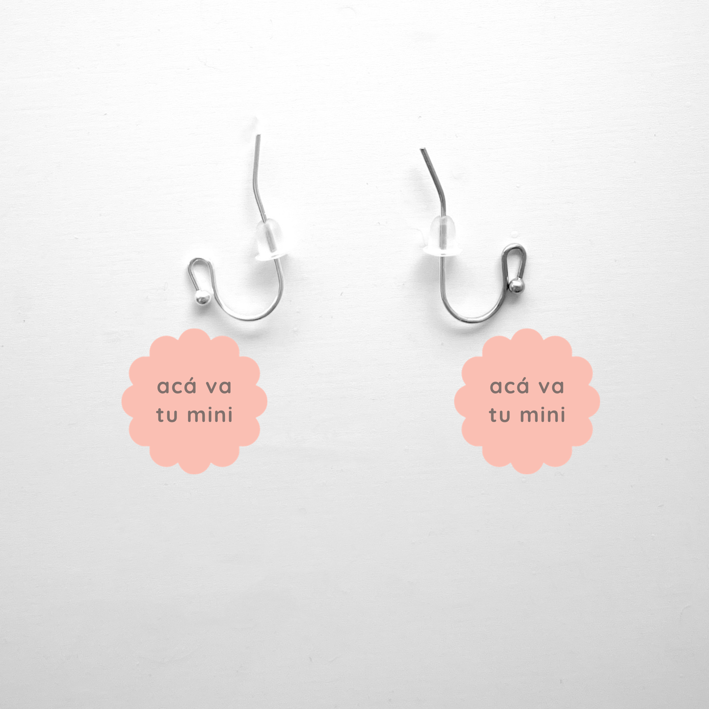 aretes para mini charms