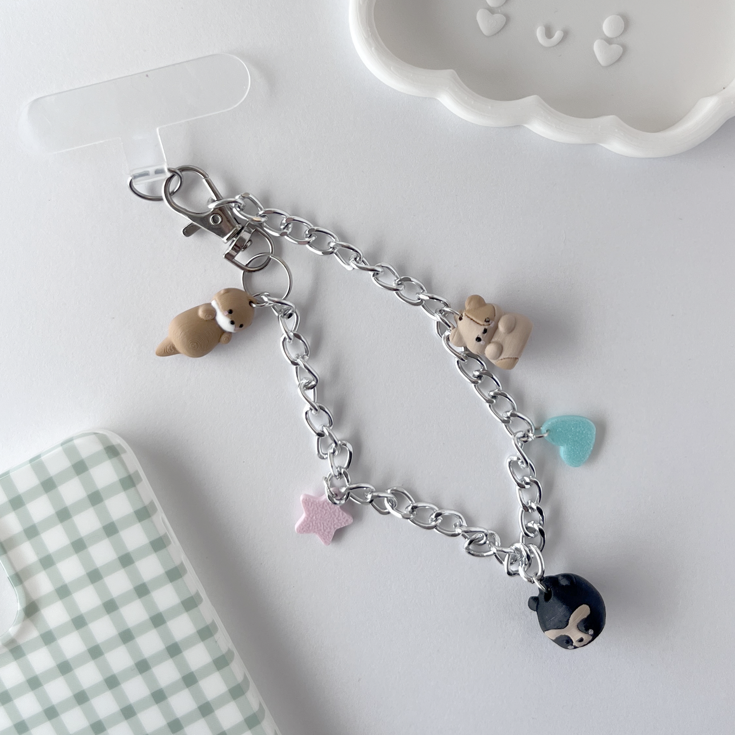 mini charm oso de anteojos