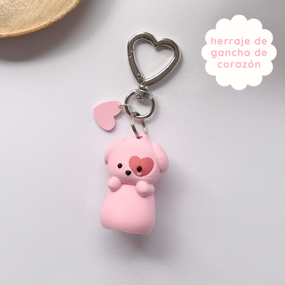 llavero perro amor