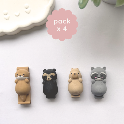 pack de 4 clips