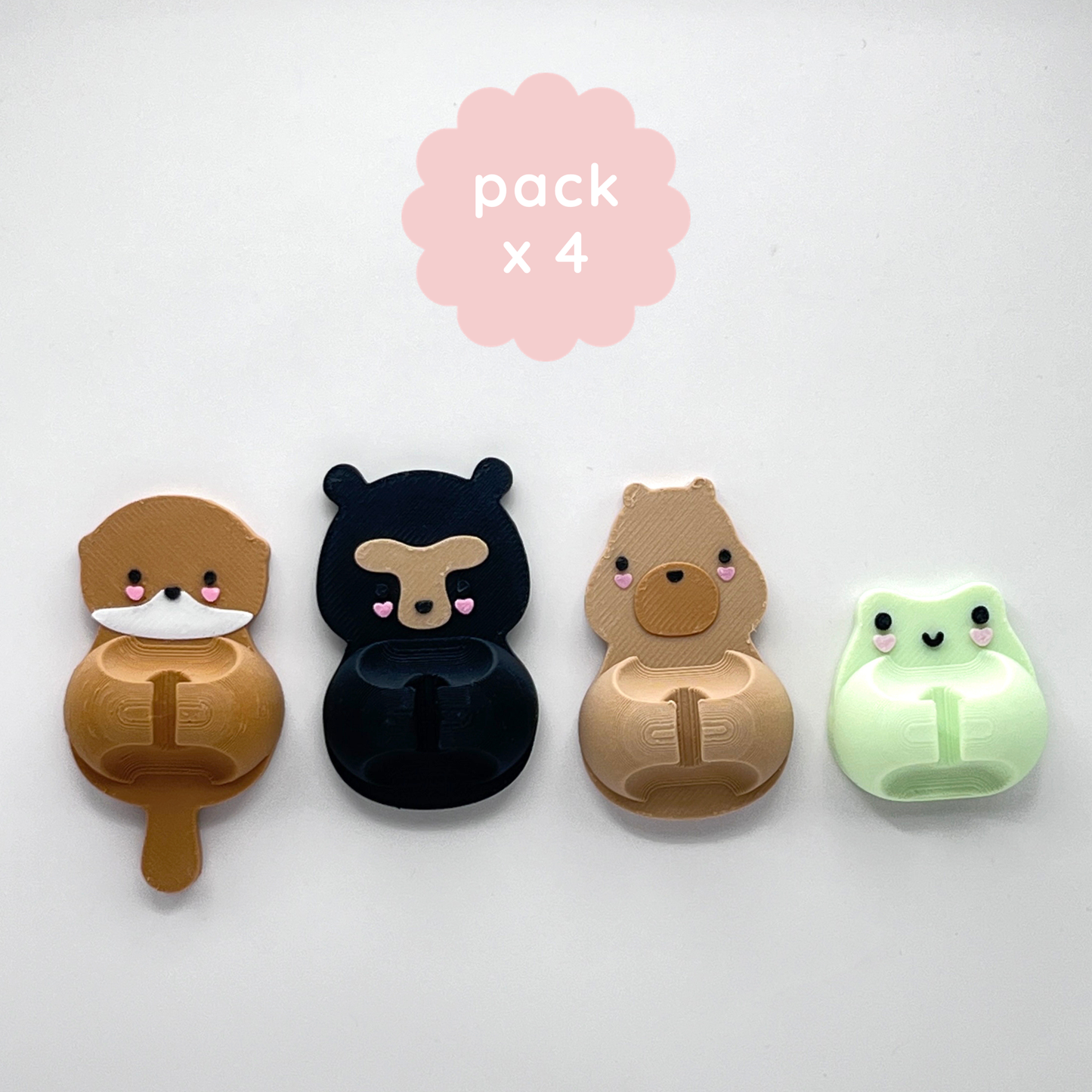 pack de 4 organizador de cables