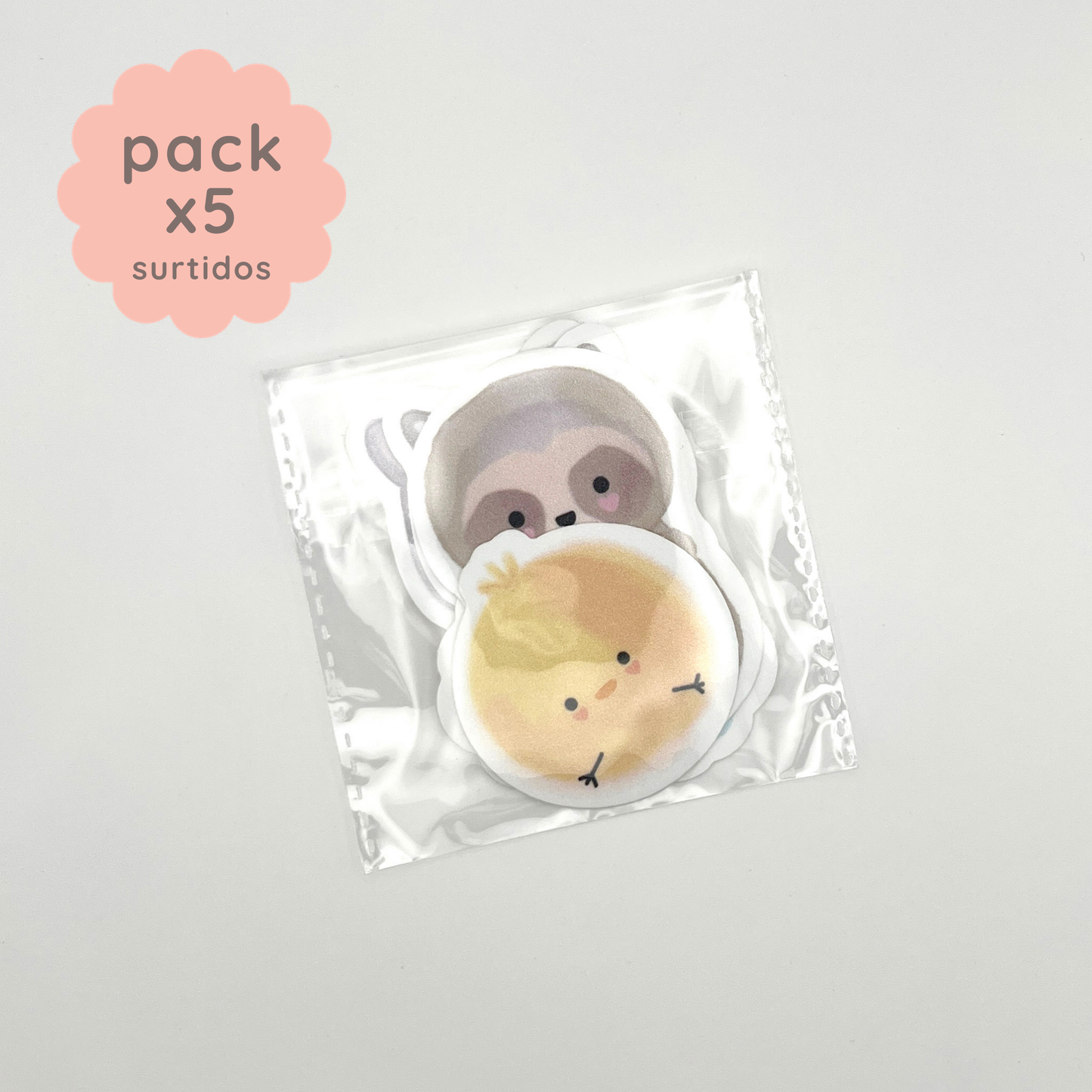 pack de stickers sorpresa