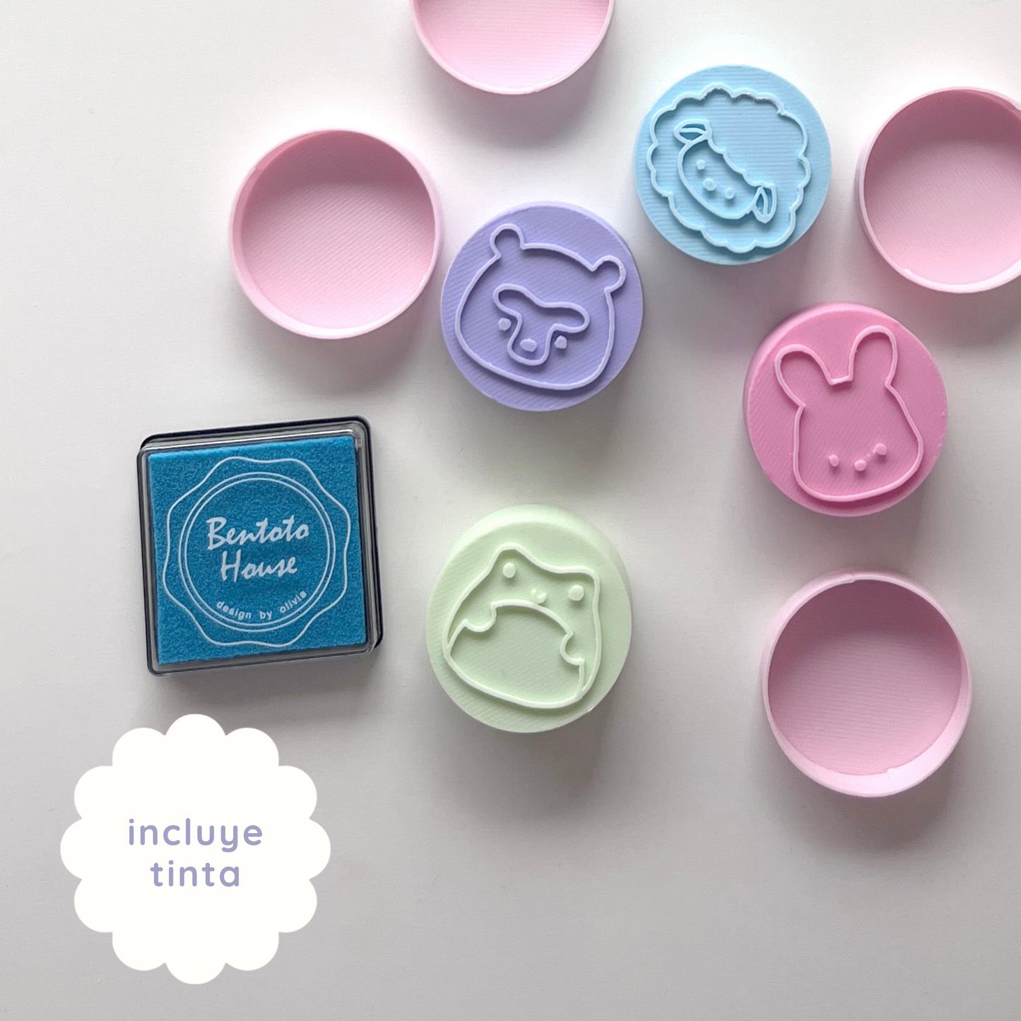 kit de sellos + tinta