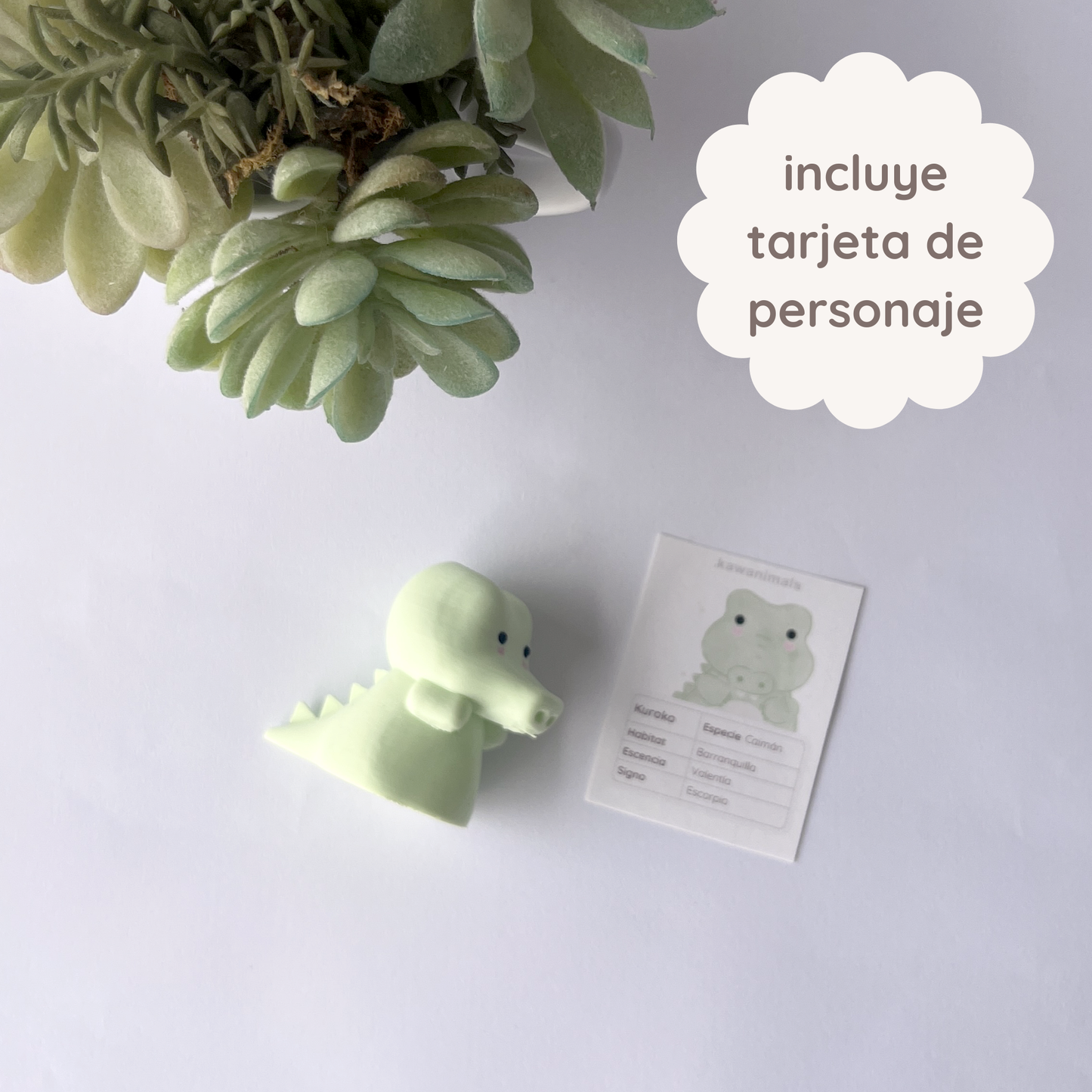 mascota kuroko (caimán)