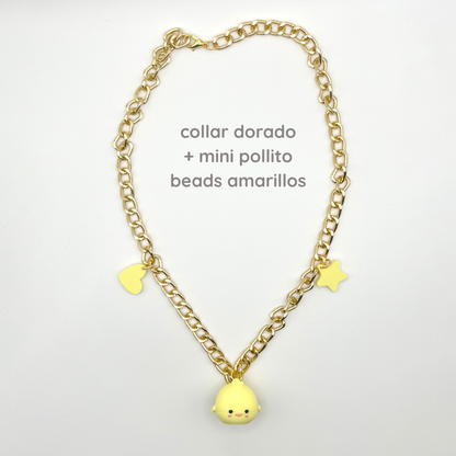 mini charm pollito