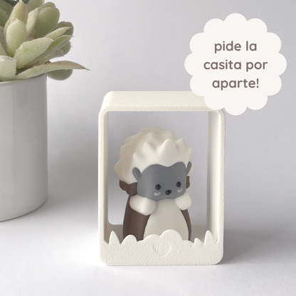 mascota titi (tití cabeciblanco)