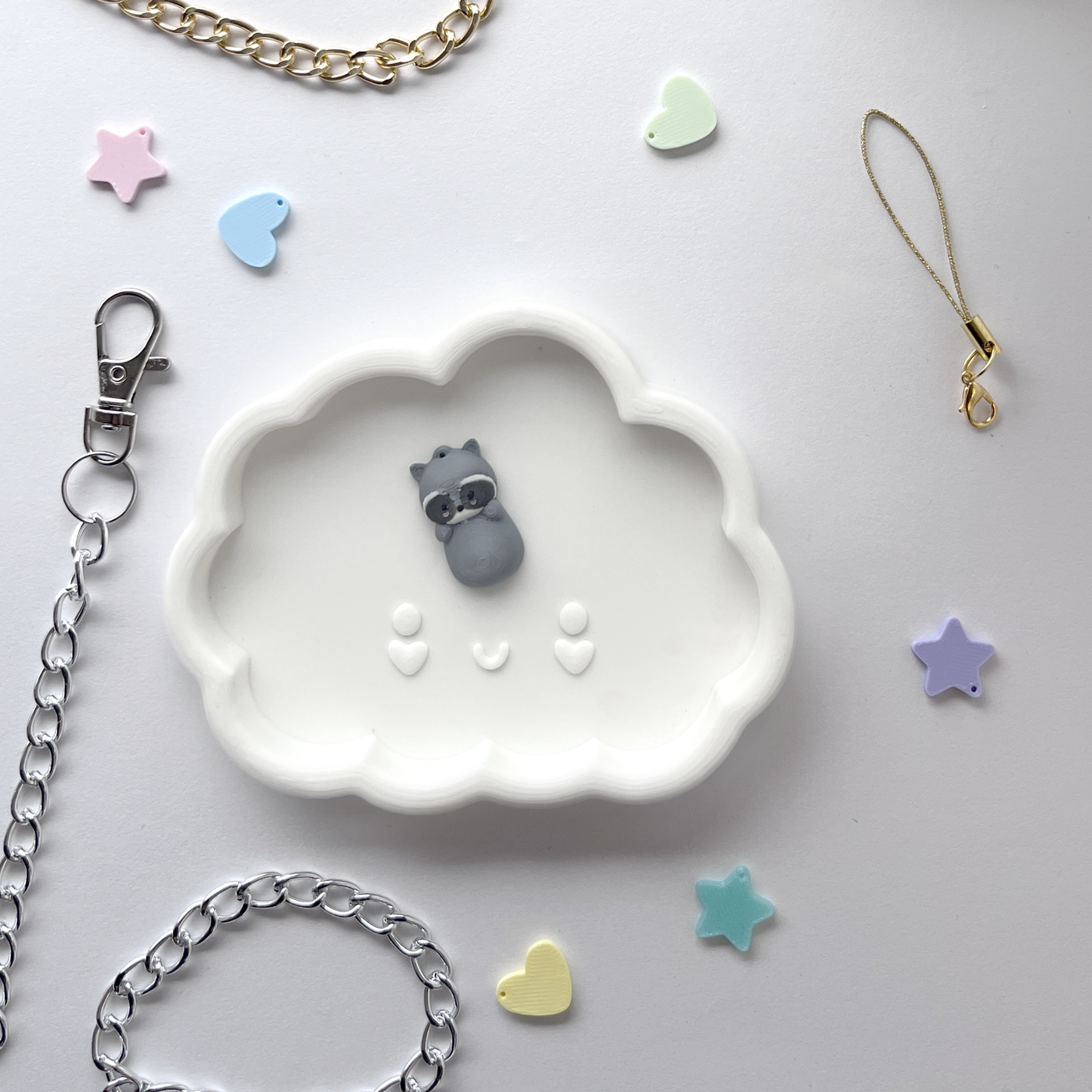 mini charm mapache
