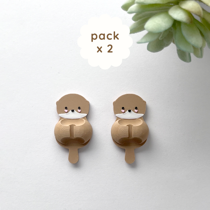 pack de 2 organizador de cables nutria