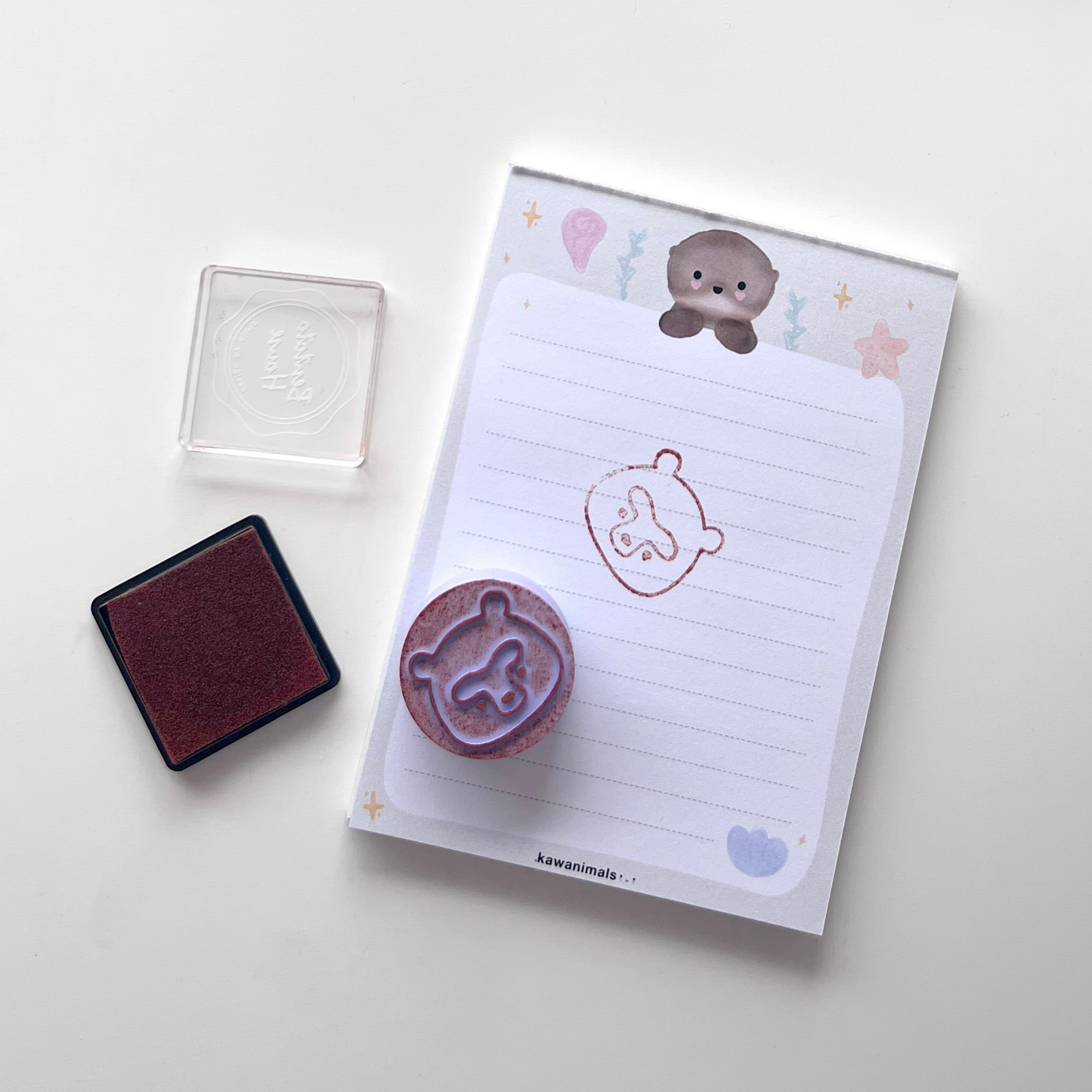 kit de sellos + tinta