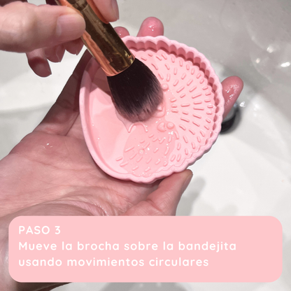 bandejita limpia brochas bina (puercoespín)