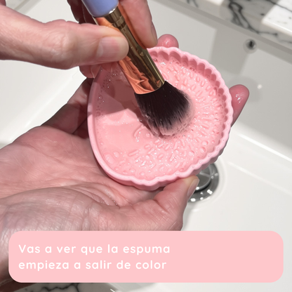 bandejita limpia brochas bina (puercoespín)