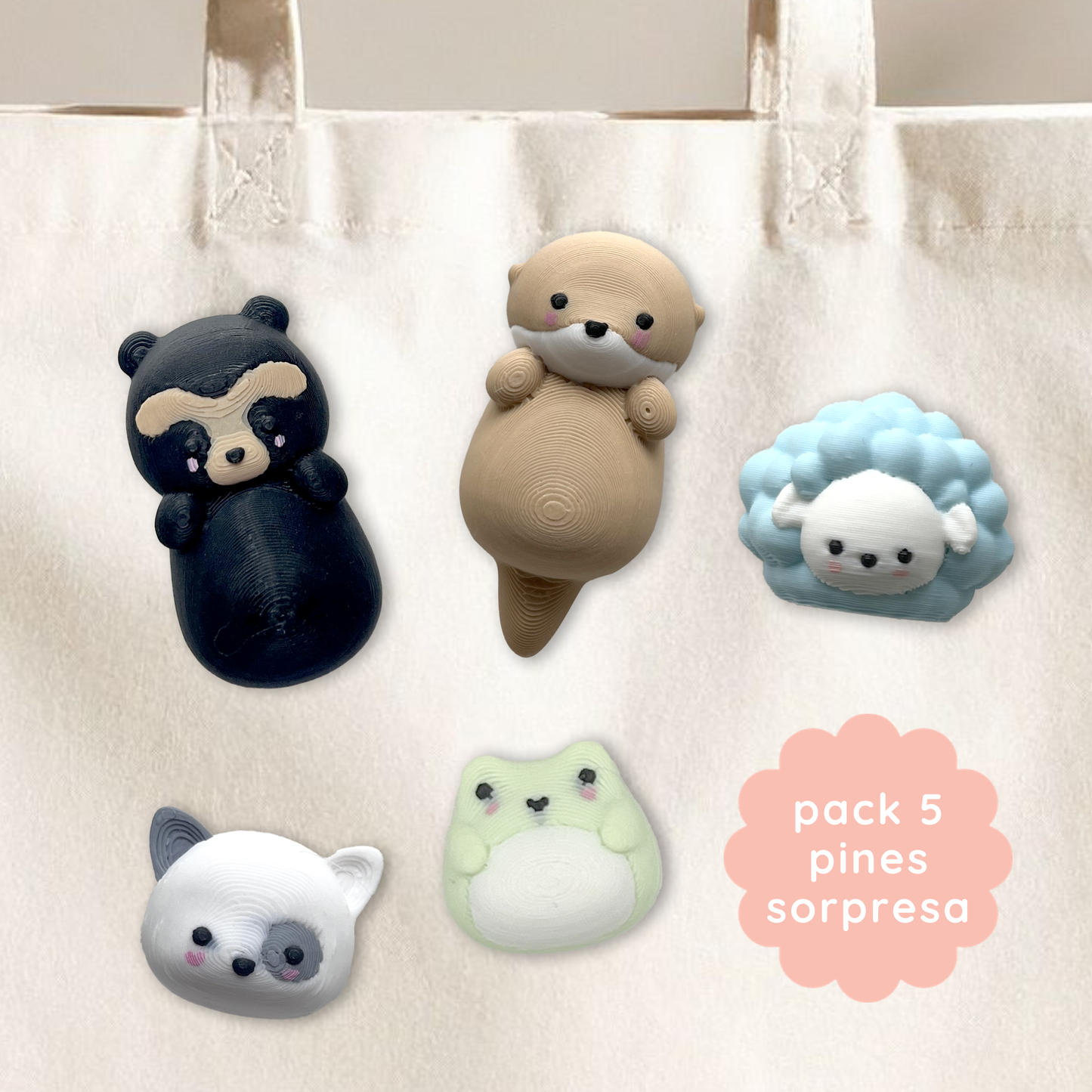 pack 5 pines sorpresa