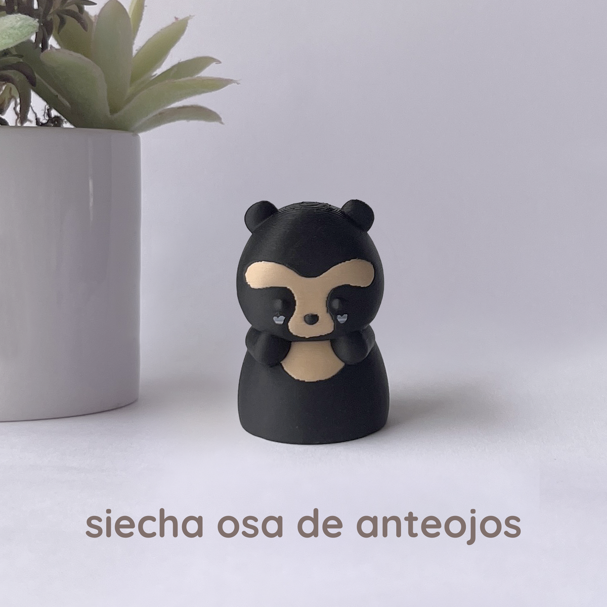 mascota siecha (oso de anteojos)
