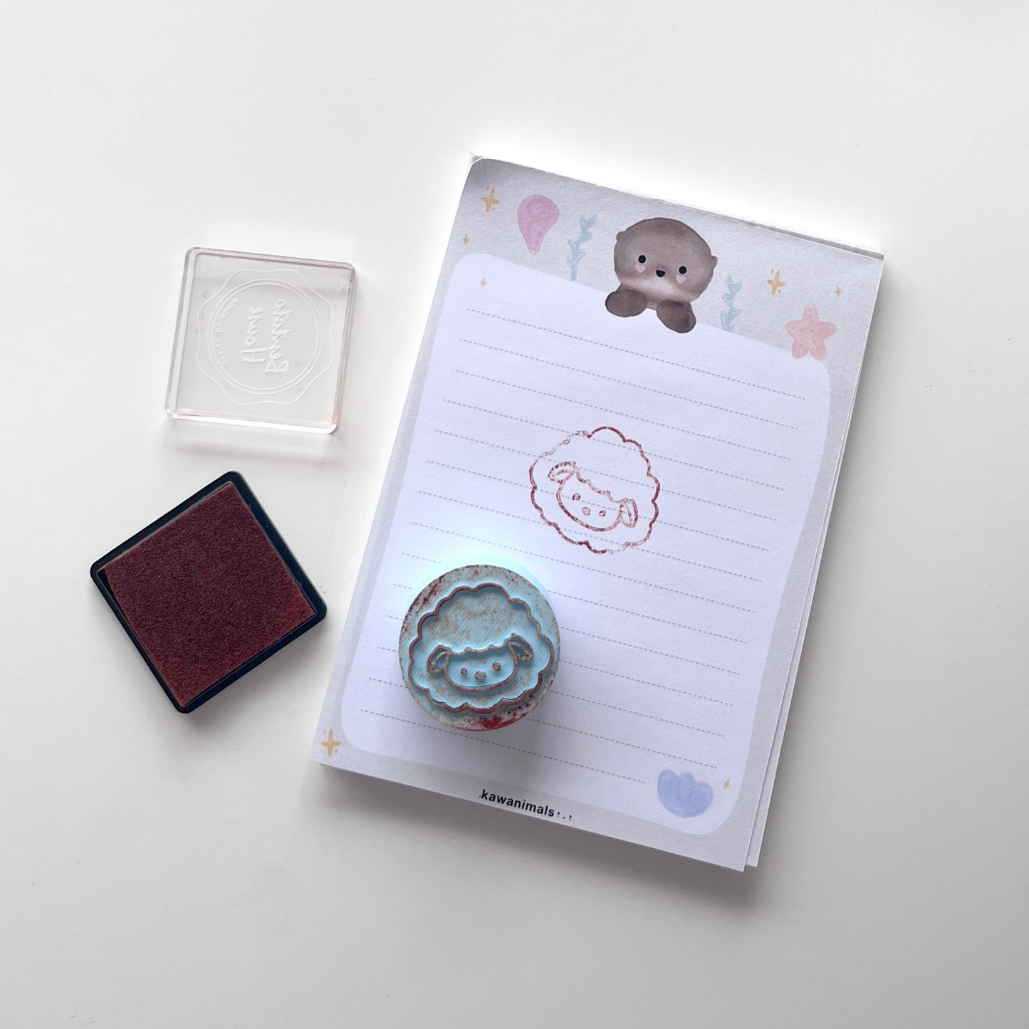 kit de sellos + tinta