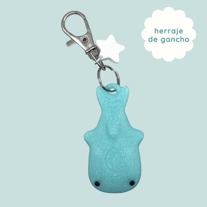 llavero tiburón ballena