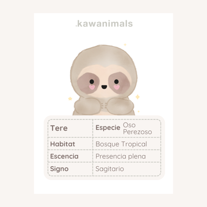 mascota tere (oso perezoso)