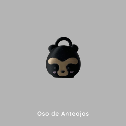 mini oso de anteojos