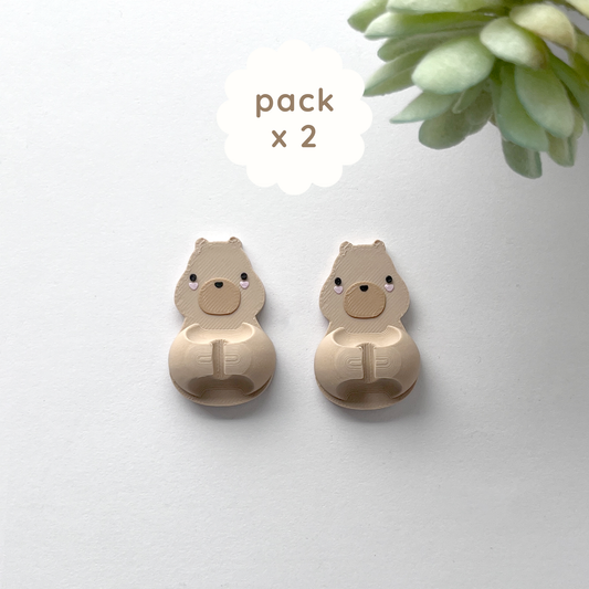 pack de 2 organizador de cables chigüiro