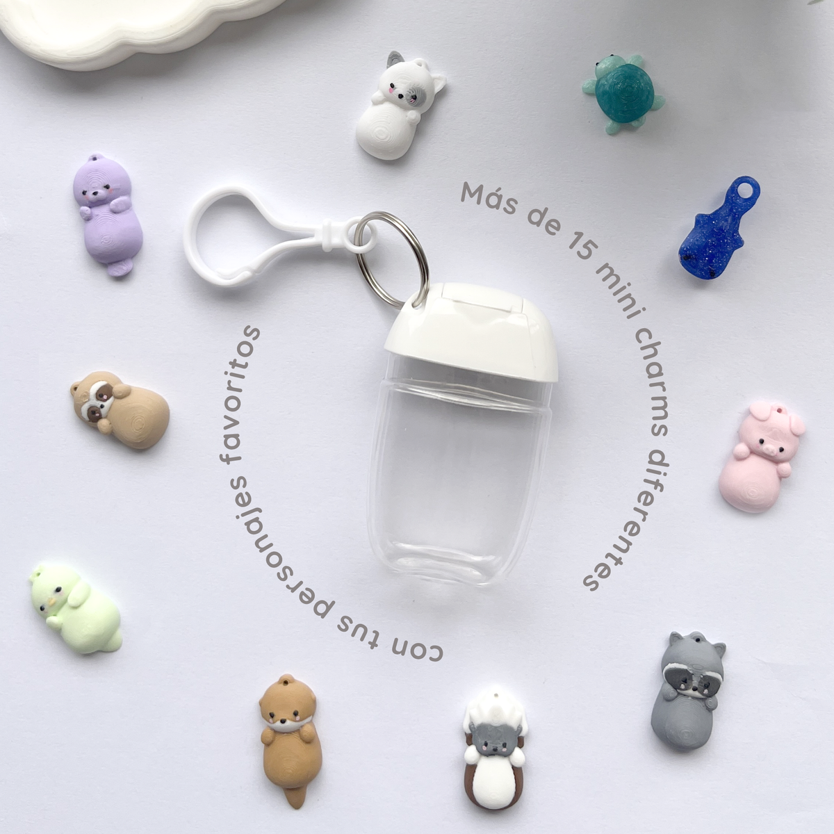 tarrito con mini charms