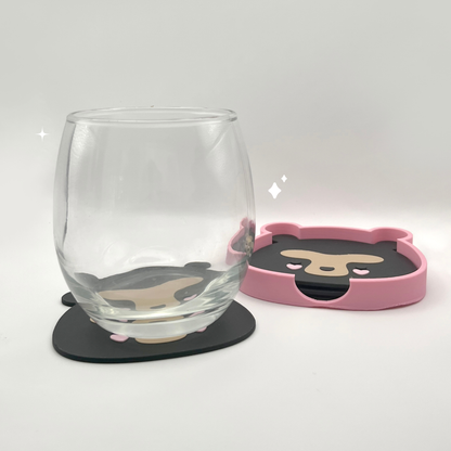 portavasos oso de anteojos