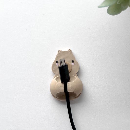 pack de 2 organizador de cables chigüiro